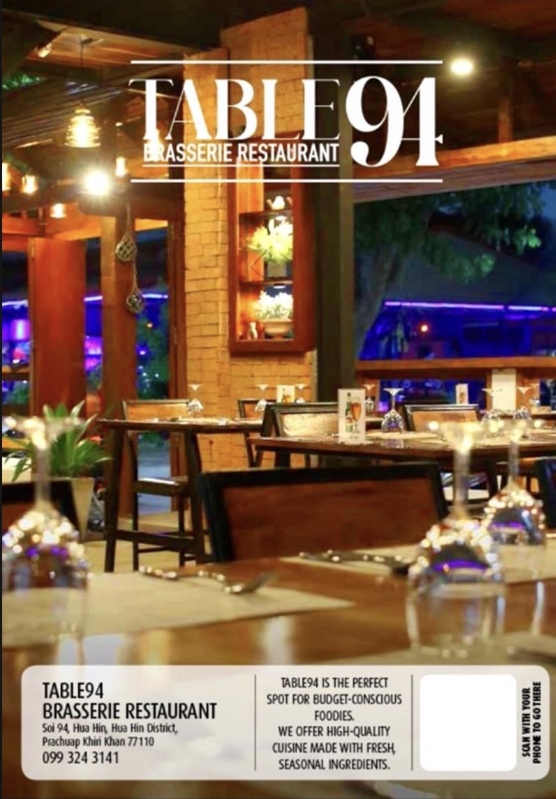 Table 94 Brasserie Restaurant